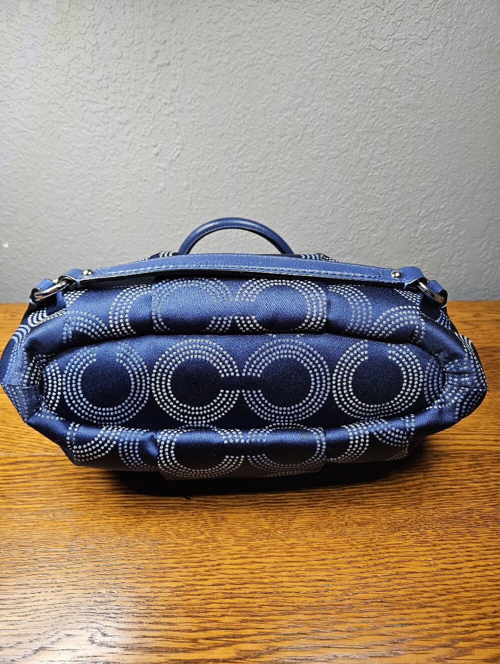 Coach Madison Dotted Op Art Sophia Convertible Bag - Picture 6 of 14